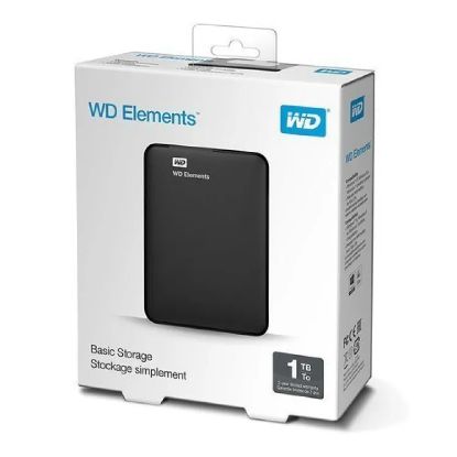 Picture of WD western digital External Hard Disk Drive 1TB HDD