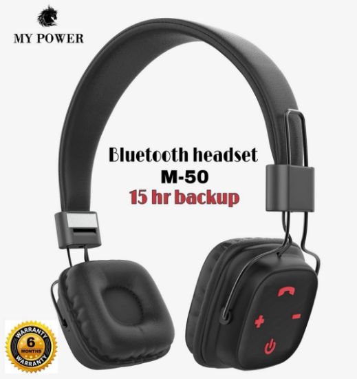 Picture of Bluetooth Headphone , Wireless Headset MyPower M50