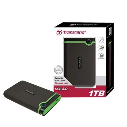 Picture of Transcend 1TB USB 3.1 StoreJet 25M3 Portable Hard Drive (Iron Gray)