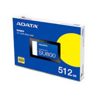 Picture of ADATA Ultimate SU800 2.5" SATA SSD - High-Speed Storage with 3D NAND Flash, R/W 560/520 MB/s, SLC Caching & DRAM Cache for Laptop & Desktop