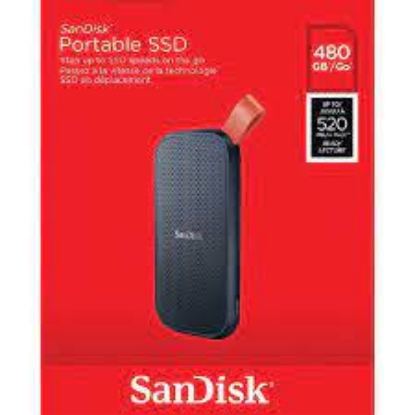 Picture of SanDisk Portable SSD 480GB 520MB/s R - Black, for PC & MAC