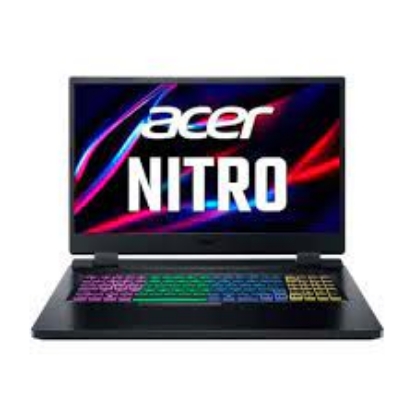 Picture of Acer Nitro 5 AN515-47 Gaming Laptop: AMD Ryzen™ 7 7735HS, 16GB DDR5 4800MHz RAM, 512GB PCIe NVMe SSD, NVIDIA GeForce RTX 3050 4GB Graphics, 15.6″ 165Hz FHD Display - Obsidian Black