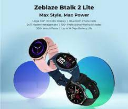 Picture of Zeblaze Btalk 2 Lite Smart Watch: Bluetooth Calls, Long Battery Life & Warranty