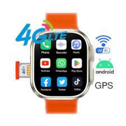 Picture of S8 Ultra 4G Android Smartwatch: SIM Cards, Cellular & GPS Connectivity