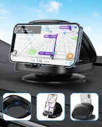 Picture of 360° Rotatable Car Dashboard Smartphone Holder: Secure Your Device with Versatile Mounting