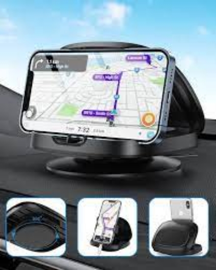 Picture of 360° Rotatable Car Dashboard Smartphone Holder: Secure Your Device with Versatile Mounting