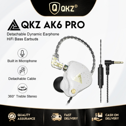 Picture of QKZ AK6 Pro: Detachable Gaming and Music Earphones