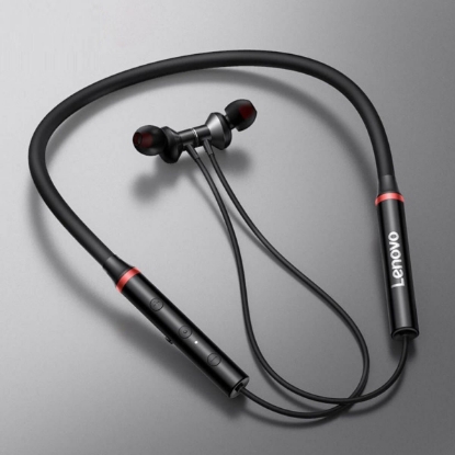 Picture of QE03 Neckband Wireless Earphones: BT5.0 Magnetic Neckband Earbuds with Mic, 8-Hour Playtime, IPX5 Waterproof
